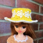 リカちゃん用　帽子⑦