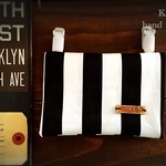 移動ポーチ   ストライプ  移動ポケット