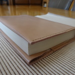 革のブックカバー　※mis-ir様ご予約品です。他の方のご購入はご遠慮下さい。