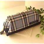 受注制作《入学・新学期》＊大容量＊ワイヤーペンケース・ライトブルー系