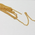 人気 切り売り チェーン 1m×2袋 ゴールド 金 2mm幅 金具 ネックレス 手芸 ハンドメイド レジン 素材 ネイル 封入 材料 アクセサリー (CHY1×2)