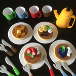ホットケーキ&ティーセット フェルト★香★ままごと