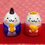 おひにゃさま（ねこのひな人形）