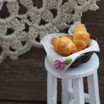 ミニまるパンカゴ バラの刺繍
