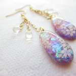 New  桜 drop  ピアス/イヤリング