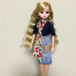 totalリバティ大人コーデりかちゃん♡