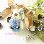 saly☆ぬいぐるみクマさんのバッグチャーム