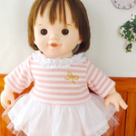 チュール重ねワンピース★ぽぽちゃんサイズ