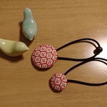 刺し子の髪ｺﾞﾑ＊２＊