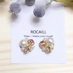 166928様ご予約商品*ピンクビジューピアス