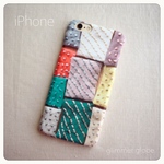 送料無料  pop patchwork iPhoneハードケース
