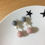 春いちごのヴィンテージイヤリング