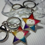 【再販】5colorのお星さまキーホルダー