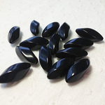 アクリルツイストビーズ（4ヶ）ブラック