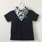 再36販☆オシャレboyのよだれかけ☆パンダ×ブルー 26