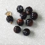 ヴィンテージ アクリルメロンビーズ 22mm 6こ