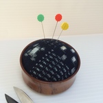 着物リメイク　針刺し　ピンクッション