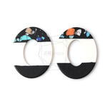 STO-017-G【2個入り】合成石オーバルペンダント,Stone Oval Pendant