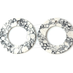 STO-020-G【2個入り】合成石ラウンドペンダント,Stone round Pendant