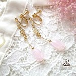 [イヤリング]チューリップ＊揺れる・フェミニン (浴衣にも フラワー 花 )