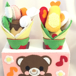 ふわふわフェルトのクレープセット♡