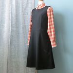 黒無地　フレアージャンパースカート　11号　着丈100