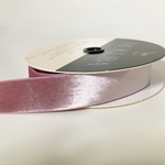 19㎜幅 MOKUBA片面ベルベットリボン（ピンク）