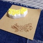 バラのワンポイントのはんこ＊