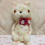 Happy Cat ❤️お花大好き (White mix)