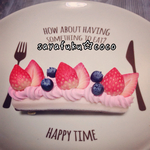 ♪イチゴ生クリームケーキバレッタ【フェイクスイーツ】