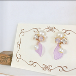 ハンドメイド ピアス☆ビジューピアス
