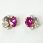 「luxe pink」ピアス/イヤリング