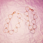 heart chain bracelet