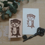 No.485 カワウソはんこ
