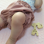 フレンチコーデュロイのぷっくりかぼちゃパンツ
