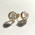14kgf 〜Shining crystal〜クリスタル一粒ピアス
