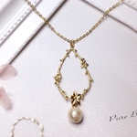 16KGP ✨ Flower Bouquet & コットンパールのネックレス ✨