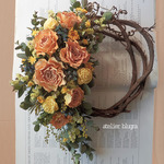 atelier blugra八ヶ岳〜ユーカリと葡萄蔓のWreath0１