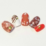 チョコレートなネイルチップ