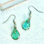 Sale/¥600→¥480/ エメラルドシズクピアス
