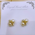 素敵なパールピアス