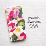 Drawing Flower iphone/スマホケース 手帳型