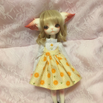 シャツ付きワンピース