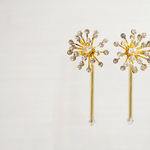 スワロフスキー花火のピアス・イヤリング