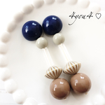 大ぶり ヴィンテージ ピアス／イヤリング