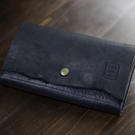 革の長財布 Long WALLET / Naturalcut / Navy