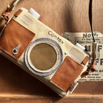 再販カメラポシェット(アイボリーデニム)