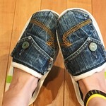 布スリッパ・洗濯機丸洗いOK！脱衣所・ロッカールームで！ルームシューズ・室内履き