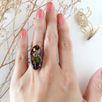 New ☆新作☆お花を閉じ込めたtwinkle ring