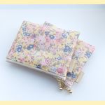 ★★LIBERTY　Tatum　テイタム　イエロー　ぺたんこminiポーチ　★コインケース、小物入れに♪
